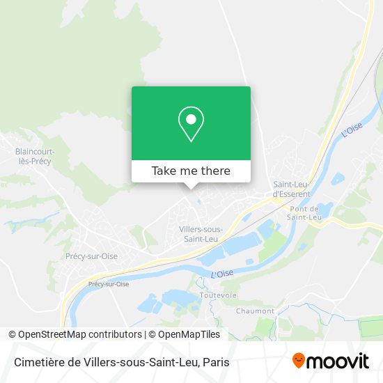 Mapa Cimetière de Villers-sous-Saint-Leu