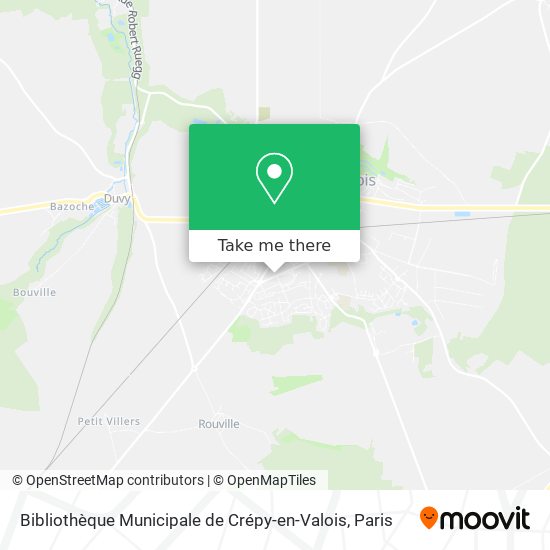 Bibliothèque Municipale de Crépy-en-Valois map