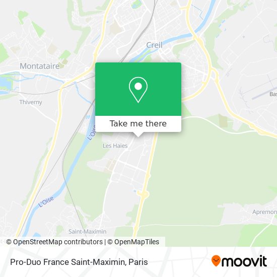 Mapa Pro-Duo France Saint-Maximin