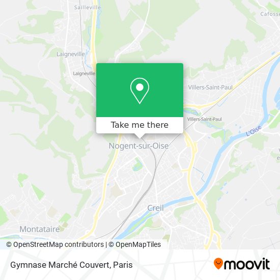 Gymnase Marché Couvert map