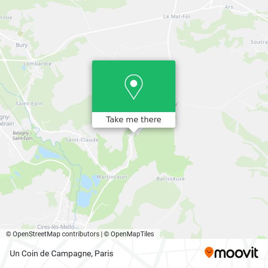 Un Coin de Campagne map