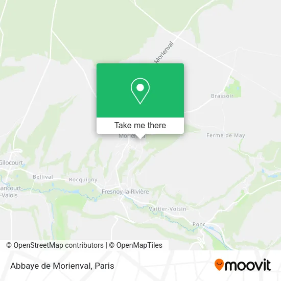 Abbaye de Morienval map
