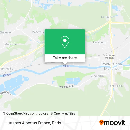 Huttenes Albertus France map