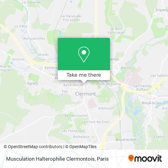 Musculation Halterophilie Clermontois map