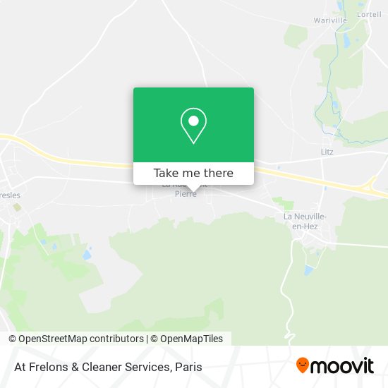 At Frelons & Cleaner Services map
