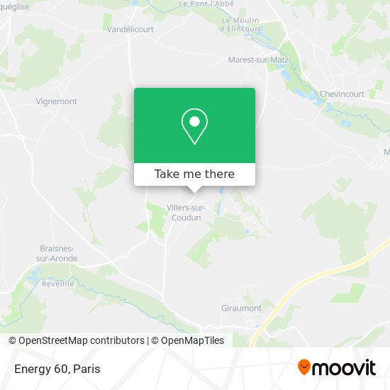 Energy 60 map
