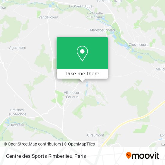 Centre des Sports Rimberlieu map