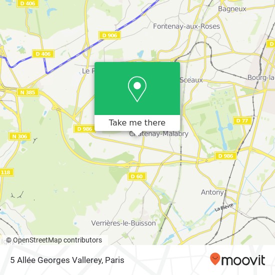 5 Allée Georges Vallerey map