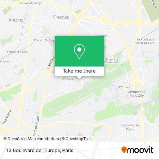 13 Boulevard de l'Europe map