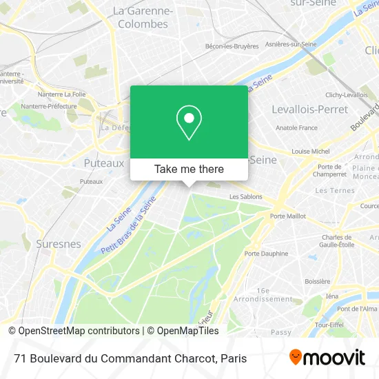 71 Boulevard du Commandant Charcot map