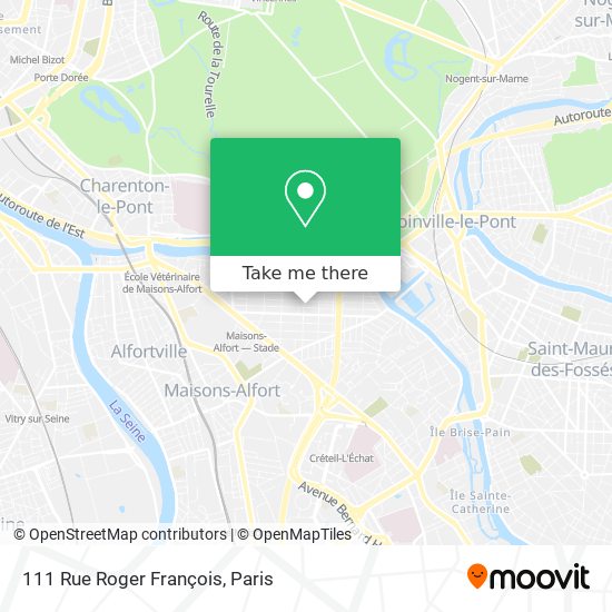 Mapa 111 Rue Roger François