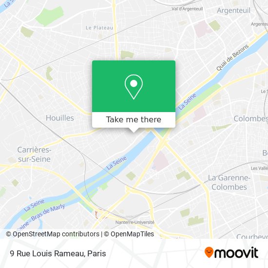 Mapa 9 Rue Louis Rameau