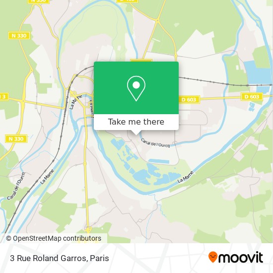 3 Rue Roland Garros map