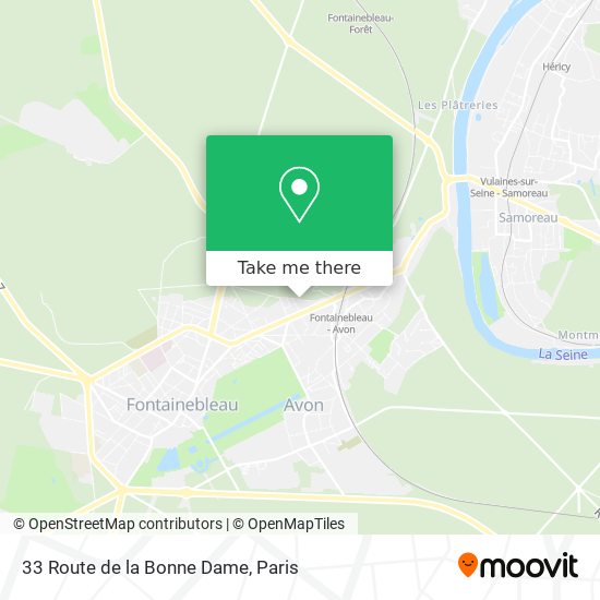 33 Route de la Bonne Dame map