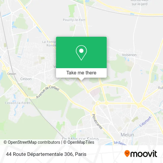 44 Route Départementale 306 map