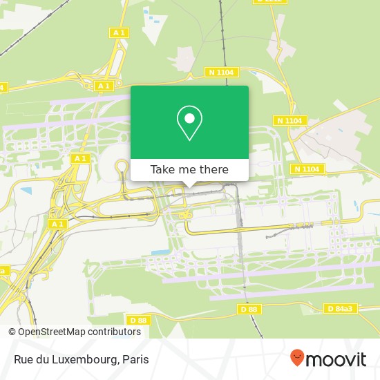 Mapa Rue du Luxembourg