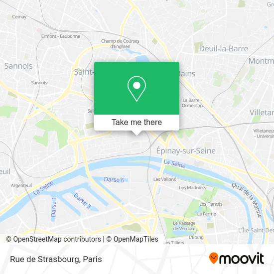 Rue de Strasbourg map