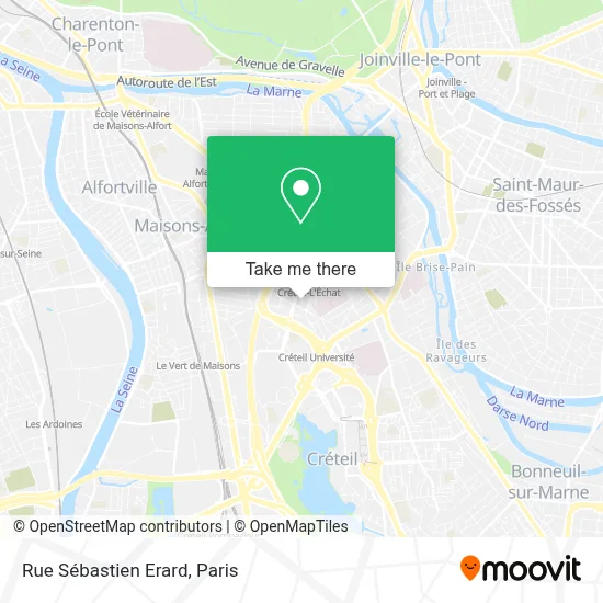 Rue Sébastien Erard map