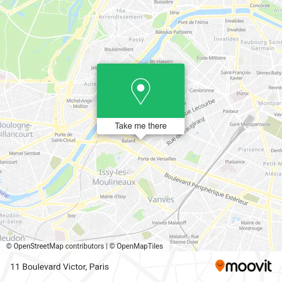 11 Boulevard Victor map