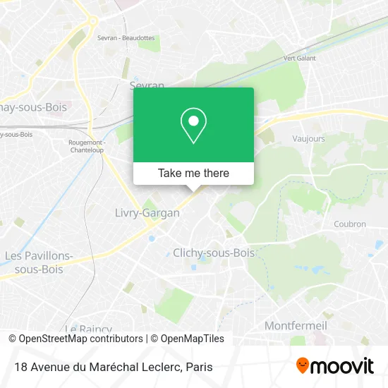 18 Avenue du Maréchal Leclerc map