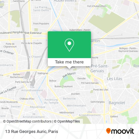 13 Rue Georges Auric map