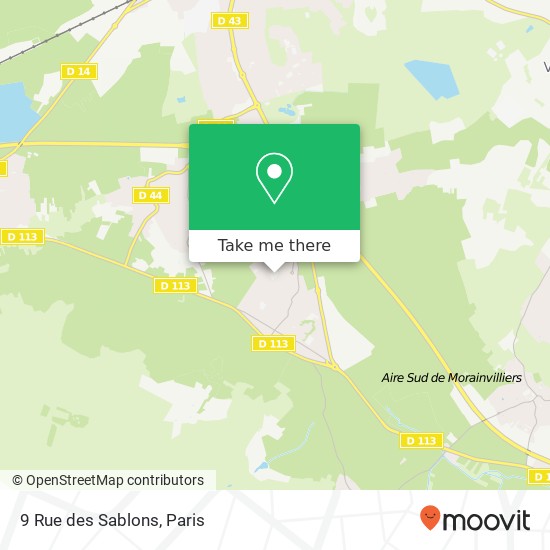 9 Rue des Sablons map