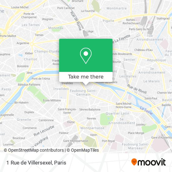 1 Rue de Villersexel map