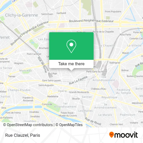 Rue Clauzel map