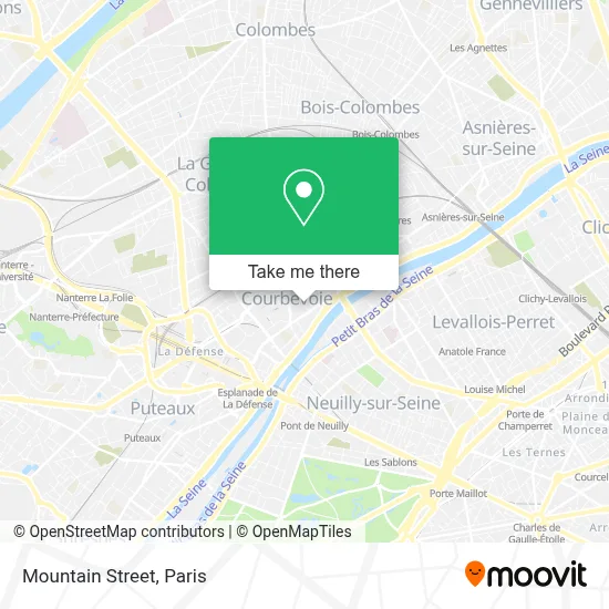 Rue de la Montagne map