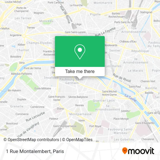 1 Rue Montalembert map