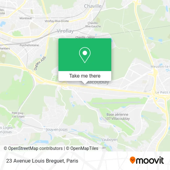 23 Avenue Louis Breguet map