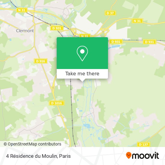 4 Résidence du Moulin map