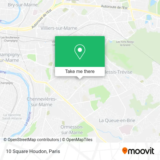 10 Square Houdon map