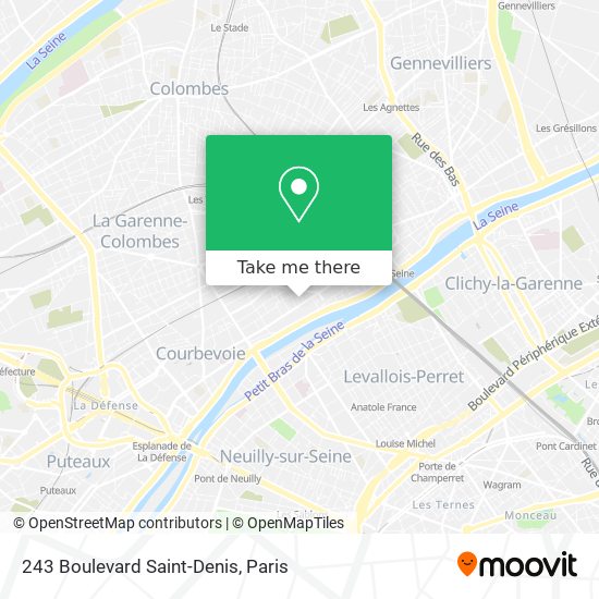 243 Boulevard Saint-Denis map