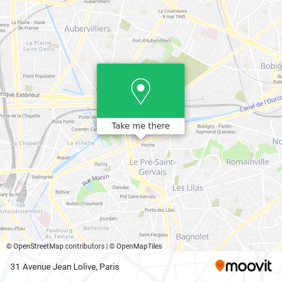 31 Avenue Jean Lolive map