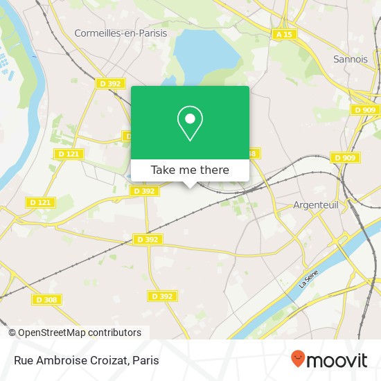 Rue Ambroise Croizat map