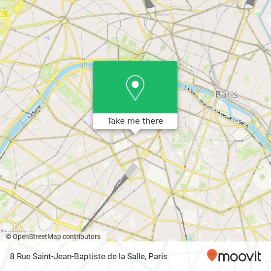 Mapa 8 Rue Saint-Jean-Baptiste de la Salle