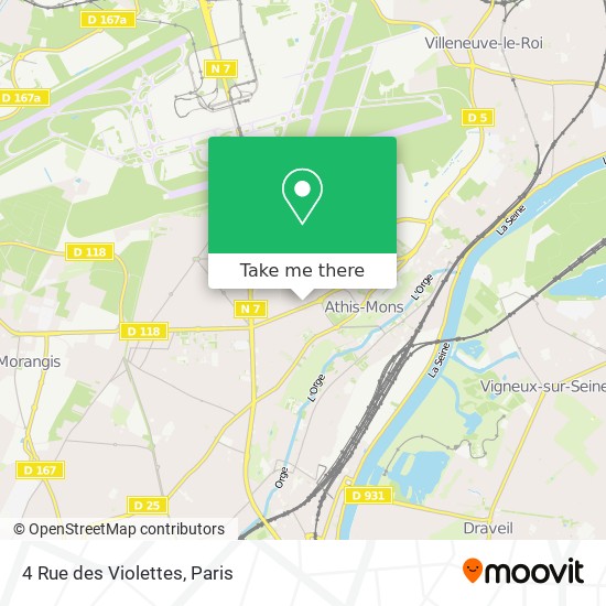 4 Rue des Violettes map