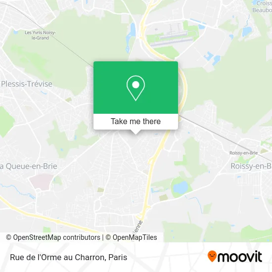 Rue de l'Orme au Charron map