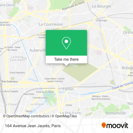 164 Avenue Jean Jaurès map