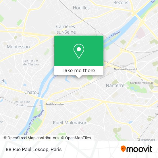 88 Rue Paul Lescop map