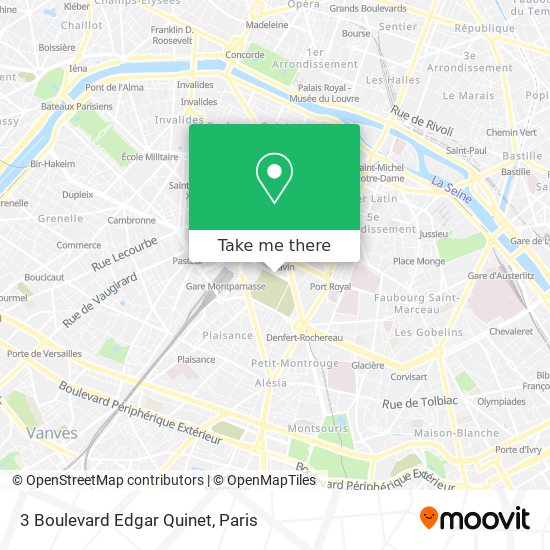 3 Boulevard Edgar Quinet map