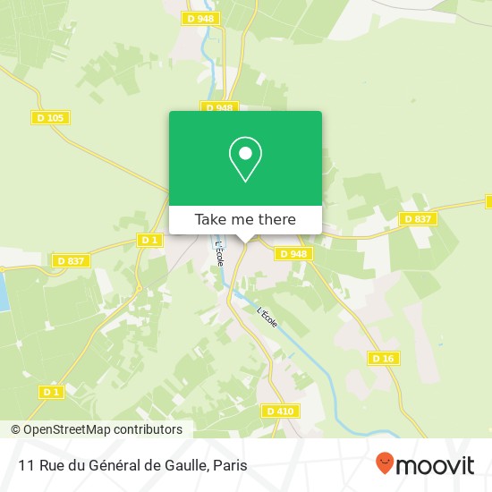 Mapa 11 Rue du Général de Gaulle