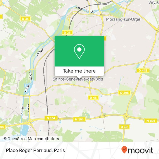 Place Roger Perriaud map