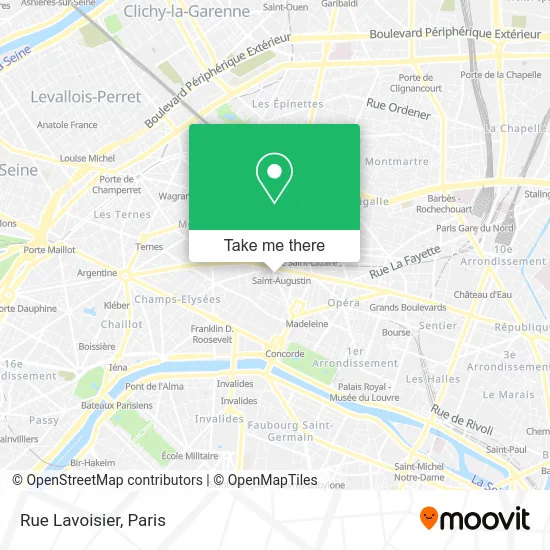 Rue Lavoisier map