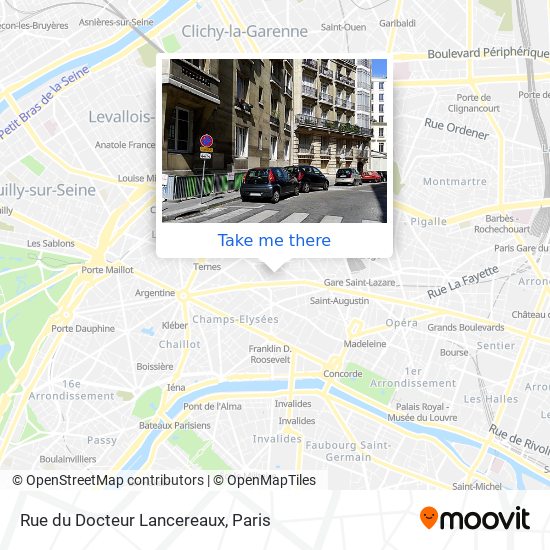 Rue du Docteur Lancereaux map