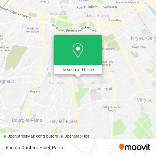 Rue du Docteur Pinel map