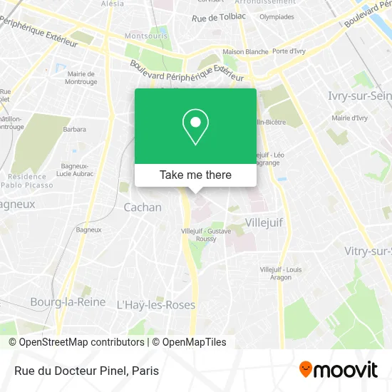 Rue du Docteur Pinel map
