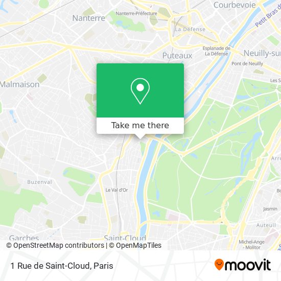 1 Rue de Saint-Cloud map