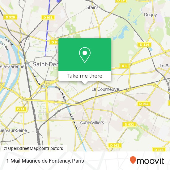 1 Mail Maurice de Fontenay map